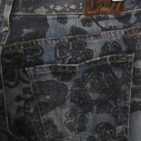 Citizens of Humanity Avedon Paisley Jeans Size 27 skinny low rise - Picture 4 of 8